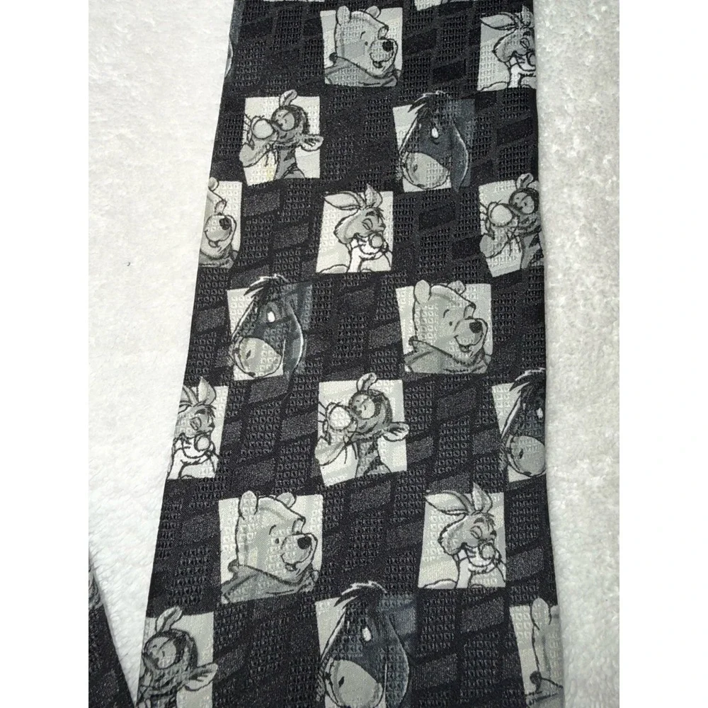Vintage 90s Disney Winnie The Pooh‎ Theme Graphic Ties  Lot Of 2